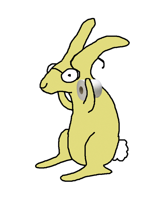 Toilet Paper Bunny